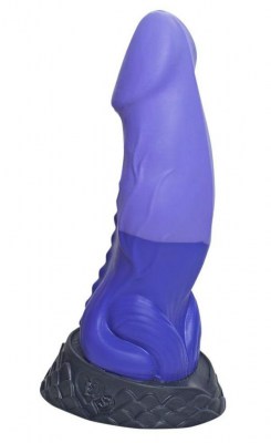 Фиолетовый фаллоимитатор  Ночная Фурия Large  - 26,5 см. , производитель: Erasexa