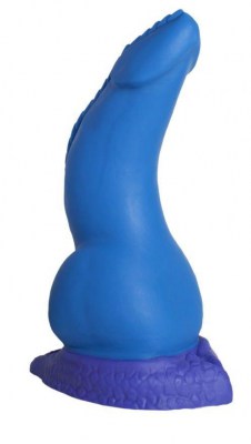 Синий фаллоимитатор  Дракон Эглан Large  - 26 см., производитель: Erasexa