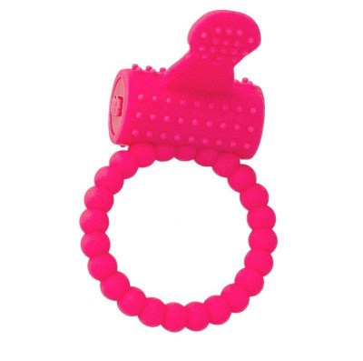 Розовое силиконовое виброкольцо A-toys, производитель: A-toys