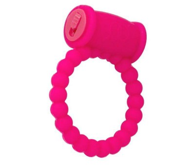 Розовое виброкольцо на пенис A-toys из силикона, производитель: A-toys