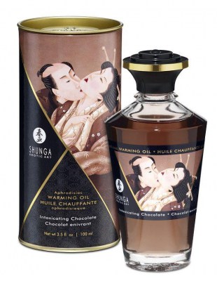 Массажное интимное масло с ароматом шоколада - 100 мл., производитель: Shunga