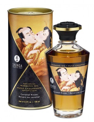 Массажное интимное масло с ароматом карамели - 100 мл., производитель: Shunga