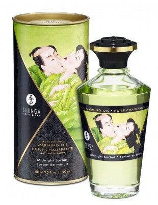 Массажное интимное масло с ароматом щербета - 100 мл., производитель: Shunga