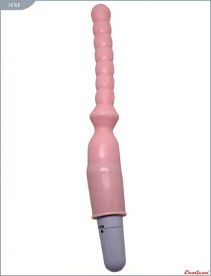 Гелевый анальный вибратор - 25 см., производитель: Eroticon