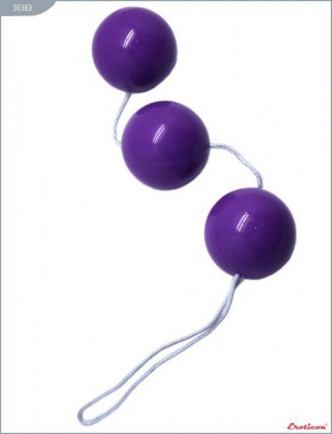 Фиолетовые тройные вагинальные шарики, производитель: Eroticon