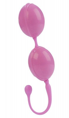 Розовые каплевидные вагинальные шарики L amour Premium Weighted Pleasure System, производитель: California Exotic Novelties