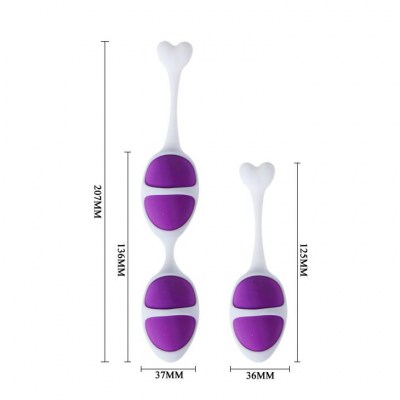 Набор силиконовых вагинальных шариков alice - silicone love balls