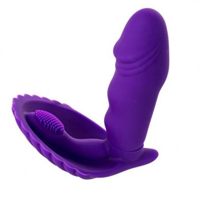 Фиолетовый вибратор для ношения в трусиках, производитель: A-toys