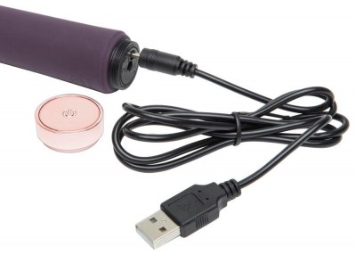 Фиолетовый мини-вибромассажёр Crazy For You Rechargeable Bullet Vibrator