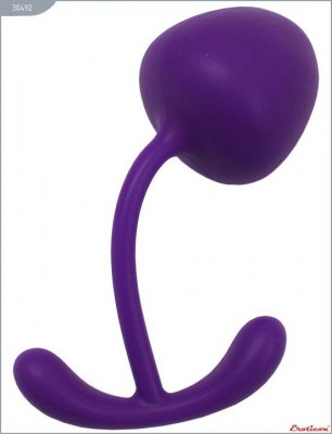 Фиолетовый вагинальный шарик Sweet Apple, производитель: Eroticon