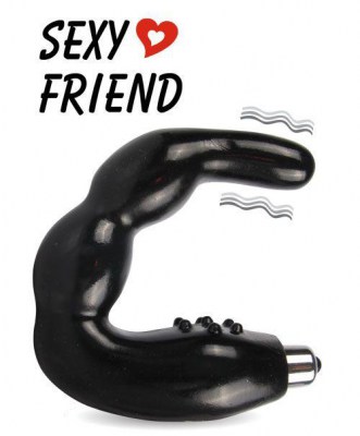 Чёрный вибростимулятор простаты Sexy Friend, производитель: Sexy Friend