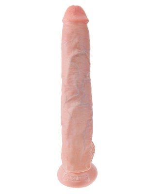 Фаллоимитатор-гигант 14 cock with balls - 37,5 см., производитель: Pipedream
