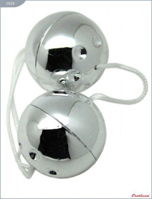 Серебристые шарики со смещённым центром тяжести, производитель: Eroticon