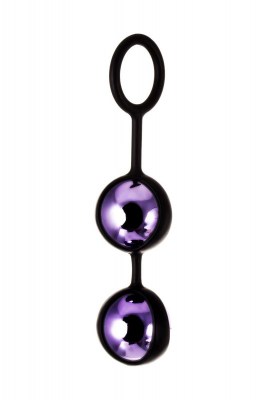 Фиолетово-черная вагинальные шарики TOYFA A-toys, производитель: A-toys