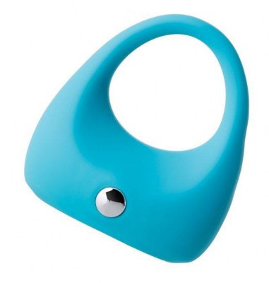 Голубое эрекционное виброкольцо TOYFA A-Toys из силикона, производитель: A-toys