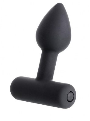Чёрная анальная мини-вибровтулка Erotist Shaft - 7 см., производитель: Erotist