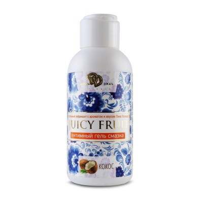 Интимный гель на водной основе JUICY FRUIT с ароматом кокоса - 100 мл., производитель: БиоМед