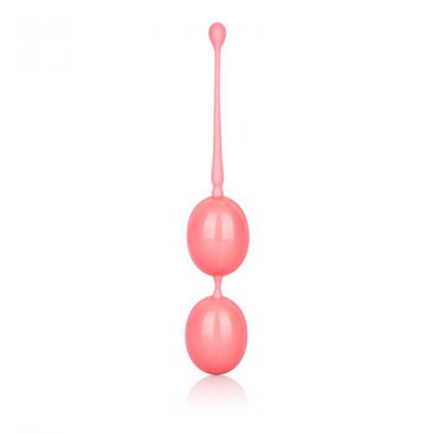 Розовые вагинальные шарики Weighted Kegel Balls, производитель: California Exotic Novelties