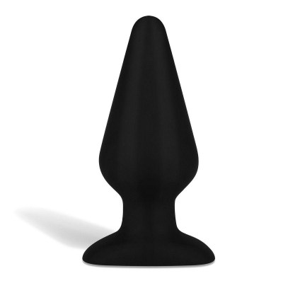 Черный плаг из силикона - 15 см., производитель: Erotic Fantasy