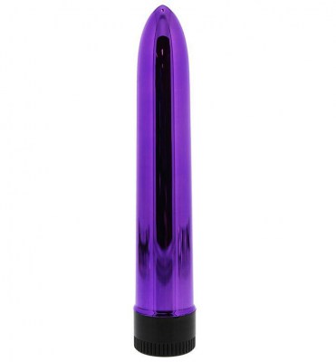 Фиолетовый классический вибратор KRYPTON STIX 7 MASSAGER - 17,8 см., производитель: NMC