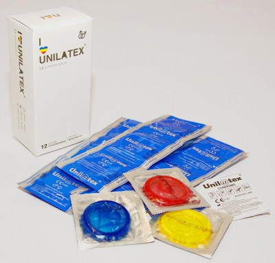 Презервативы unilatex мультифрукт, 12+3 шт.упак
