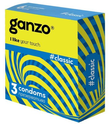 Презервативы GANZO /CLASSIC N 3 /