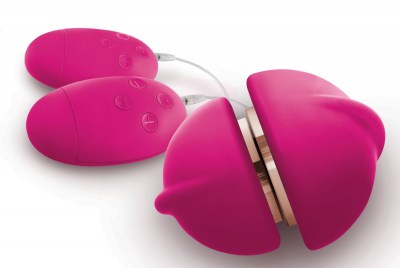 Ярко-розовый клиторальный стимулятор Union Girl/Girl Vibe