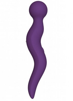 Фиолетовый жезловый вибромассажёр Cassi - 21 см., производитель: Le Frivole Costumes