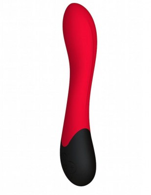 Красный вибратор Lynx для стимуляции точки G с нагревом - 20,8 см., производитель: Le Frivole Costumes