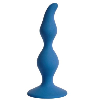 Синяя анальная пробка Vesta - 12,5 см., производитель: Le Frivole Costumes