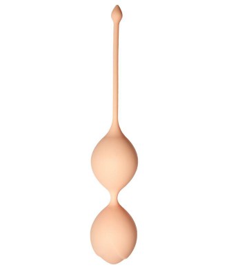 Телесные вагинальные шарики Кегеля со смещенным центом тяжести Delta, производитель: Le Frivole Costumes