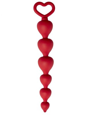 Анальная цепочка heart ray - 17,5 см., производитель: Le Frivole Costumes