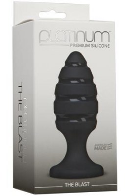 Анальная пробка Platinum Premium Silicone - The Blast - Black черная