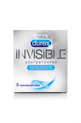 Презервативы Durex N3 Invisible ультратонкие