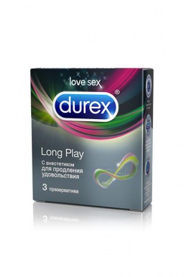 Презервативы Durex Long Play с анестетиком для продления удовольствия