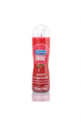 Любрикант Durex PLAY Sweet Strawberry с ароматом клубники, 50 мл