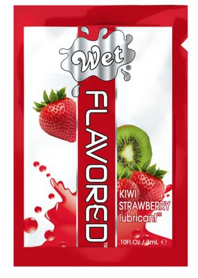 Лубрикант Wet Flavored Kiwi Strawberry
