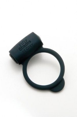 Эрекционное кольцо Vibrating Love Ring с вибрацией черное