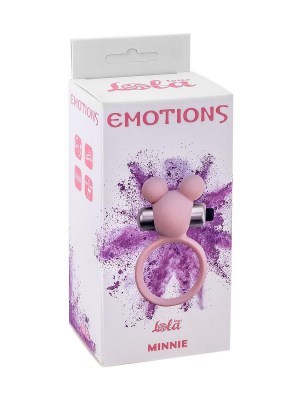 Эрекционное виброколечко Emotions Minnie Light pink