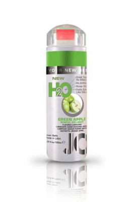 Ароматизированный любрикант на водной основе JO Flavored Green Apple H2O 160 мл.