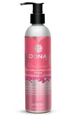 Увлажняющий лосьон для массажа DONA Massage Lotion Flirty Aroma: Blushing Berry 235 мл