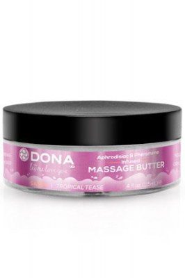 Увлажняющий крем-масло для массажа DONA Massage Butter Sassy Aroma: Tropical Tease 115 мл