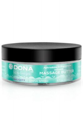 Увлажняющий крем-масло для массажа DONA Massage Butter Naughty Aroma: Sinful Spring 115 мл