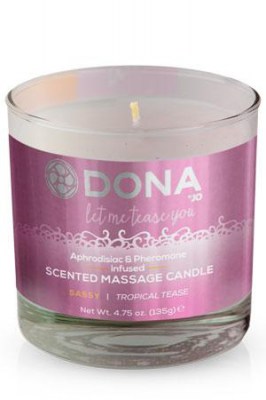Массажная свеча DONA Scented Massage Candle Sassy Aroma: Tropical Tease 135 г