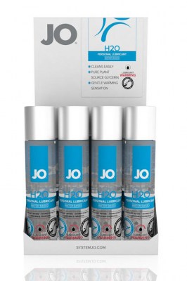Возбуждающий любрикант на водной основе JO Personal Lubricant H2O Warming, 1 oz (30мл.)