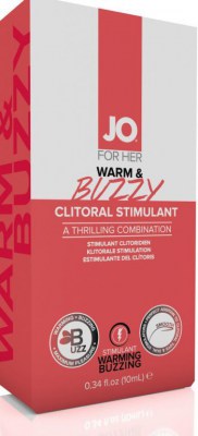 Клиторальный крем JO WARM, BUZZY - CLITORAL CREAM - 10mL