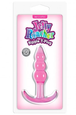 Анальная пробка Jelly Rancher T-Plug - Ripple -  Purple