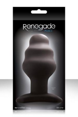 Анальная пробка RENEGADE - PLUG 1 XL черная