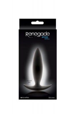 Анальная пробка Renegade - Spades для ношения маленькая черная
