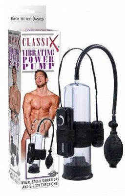 Помпа мужская Classix Vibrating Pump с вибрацией